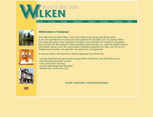 Tablet Screenshot of hotel-wilken.de
